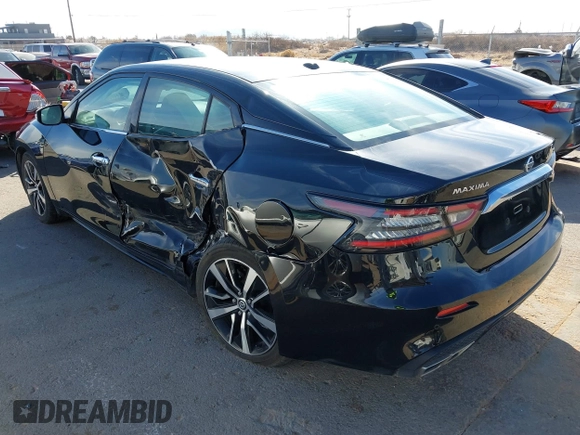 2022 Nissan Maxima SV with VIN 1N4AA6CV8NC502553, listed as a IAAI auction lot 41354940 with 57,786 mi miles and . Bid and sale history available at DreamBid. Image 3.