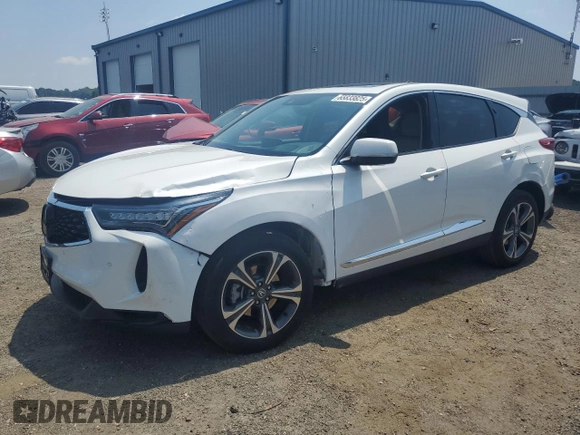 2022 Acura RDX Advance with VIN 5J8TC2H72NL009713, listed as a Copart auction lot 65833825 with 35,270 mi miles and Salvage title. Bid and sale history available at DreamBid. Image 1.