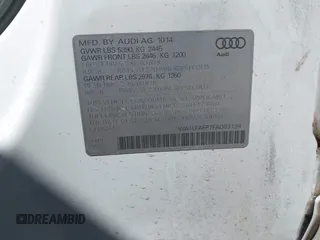 2015 Audi Q5 Premium Plus with VIN WA1LFAFP7FA063194, listed as a IAAI auction lot 41917897 with 125,625 mi miles and . Bid and sale history available at DreamBid. Image 9.