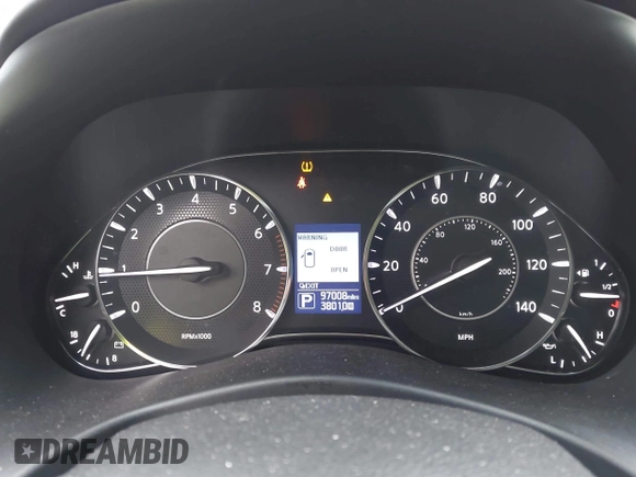 2017 Nissan Armada Platinum with VIN JN8AY2NF1H9302009, listed as a IAAI auction lot 40945027 with 97,008 mi miles. Bid and sale history available at carsss.com. Image 7.