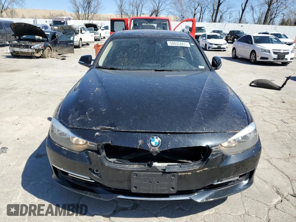 2013 BMW 3 Series 328i xDrive with VIN WBA3B5C59DF597919, listed as a Copart auction lot 50035665 with 105,883 mi miles and Salvage Title. Bid and sale history available at carsss.com. Image 5.