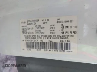 2007 Dodge Ram 2500 SLT with VIN 3D7KS28C87G734474, listed as a IAAI auction lot 41718467 with 293,013 mi miles. Bid and sale history available at carsss.com. Image 9.