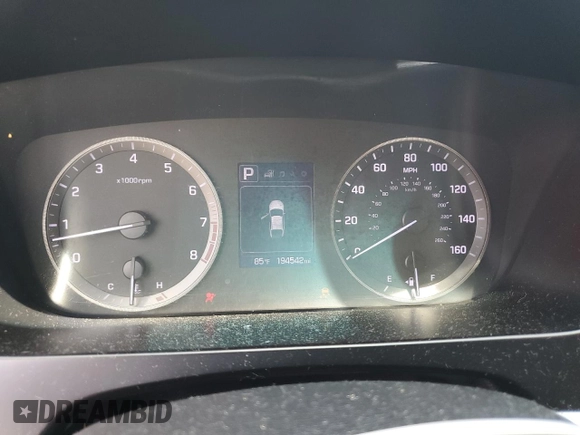2016 Hyundai Sonata 2.4L with VIN 5NPE24AF6GH352636, listed as a Copart auction lot 51655785 with 194,542 mi miles and Salvage Title. Bid and sale history available at carsss.com. Image 9.