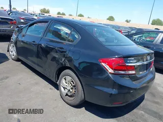 2013 Honda Civic LX with VIN 19XFB2F59DE277780, listed as a IAAI auction lot 42014724 with Not Provided miles and . Bid and sale history available at DreamBid. Image 3.