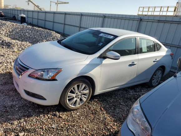 2015 Nissan Sentra SV with VIN 3N1AB7AP0FY360387, listed as a Copart auction lot 52003815 with 139,088 mi miles and Clean Title. Bid and sale history available at carsss.com. Image 1.