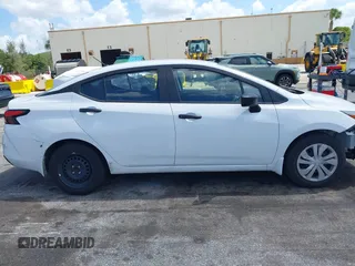 2024 Nissan Versa S with VIN 3N1CN8DV7RL885576, listed as a IAAI auction lot 42136552 with 19,023 mi miles. Bid and sale history available at carsss.com. Image 13.