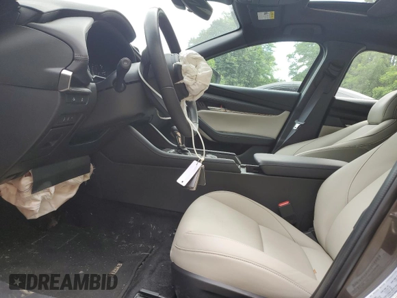 2024 Mazda 3 S Preferred with VIN JM1BPALM3R1657763, listed as a Copart auction lot 63000355 with 14,377 mi miles and Salvage title. Bid and sale history available at DreamBid. Image 7.