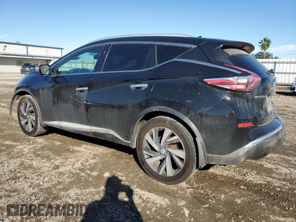 2015 Nissan Murano Platinum with VIN 5N1AZ2MH6FN211197, listed as a Copart auction lot 88900175 with 184,639 mi miles and Salvage Title. Bid and sale history available at DreamBid. Image 2.