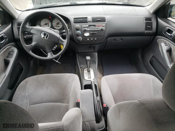 2002 Honda Civic LX with VIN 1HGES16532L056316, listed as a Copart auction lot 47108805 with 147,622 mi miles and Salvage Title. Bid and sale history available at carsss.com. Image 8.
