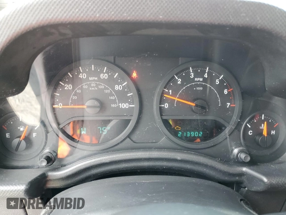 2007 Jeep Wrangler Unlimited X with VIN 1J8GA39107L105101, listed as a Copart auction lot 88559675 with 213,902 mi miles and Salvage title. Bid and sale history available at DreamBid. Image 9.