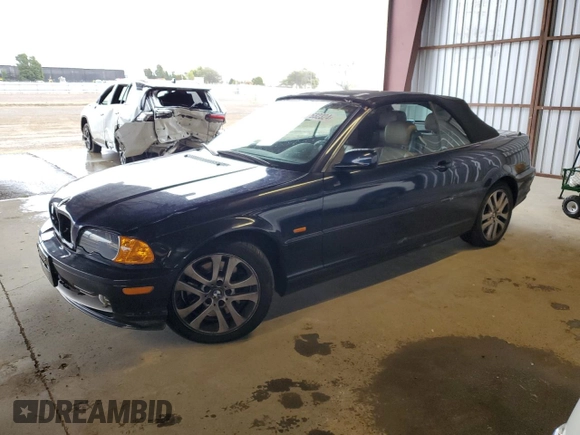 2003 BMW 3 Series 330Ci with VIN WBABS534X3JU96029, listed as a Copart auction lot 81632324 with 120,614 mi miles and Salvage Title. Bid and sale history available at carsss.com. Image 1.