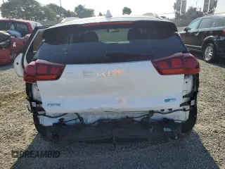 2022 Kia Niro LXS SE with VIN KNDCB3LC5N5512667, listed as a Copart auction lot 74836124 with 46,530 mi miles and Salvage Title. Bid and sale history available at carsss.com. Image 6.