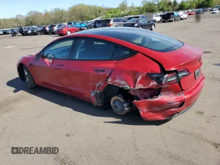 2023 Tesla Model 3 with VIN 5YJ3E1EAXPF598079, listed as a Copart auction lot 55199405 with Not provided miles and Salvage title. Bid and sale history available at DreamBid. Image 2.