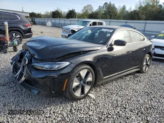 2022 BMW i4 eDrive40 with VIN WBY73AW02NFN11747, listed as a Copart auction lot 51413995 with 25,821 mi miles and Salvage Title. Bid and sale history available at carsss.com. Image 1.