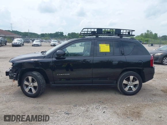 2017 Jeep Compass Latitude with VIN 1C4NJDEB7HD171563, listed as a IAAI auction lot 42669131 with 125,411 mi miles and . Bid and sale history available at DreamBid. Image 15.