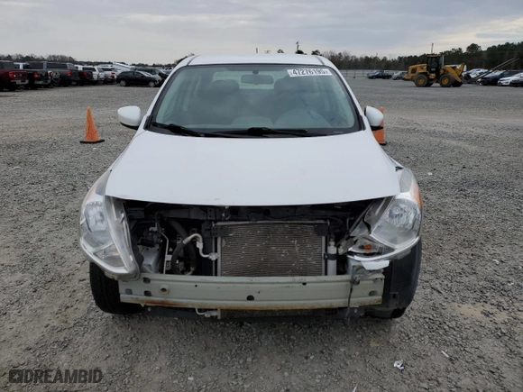 2019 Nissan Versa Sedan SV with VIN 3N1CN7AP5KL802474, listed as a Copart auction lot 47276195 with 100,418 mi miles and Salvage Title. Bid and sale history available at carsss.com. Image 5.