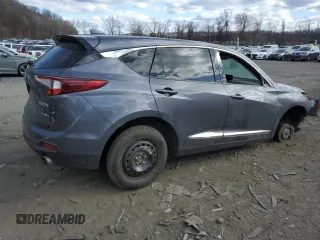2021 Acura RDX w/Technology Package with VIN 5J8TC2H57ML038587, listed as a Copart auction lot 46600414 with 0 mi miles and Salvage Title. Bid and sale history available at carsss.com. Image 3.