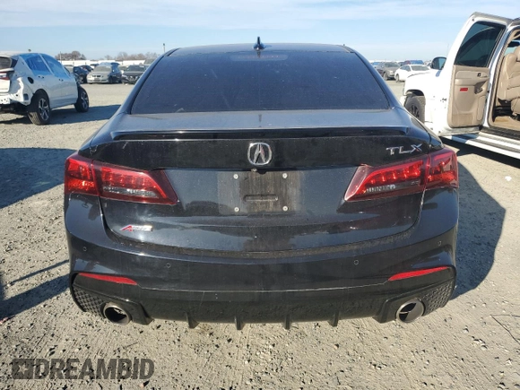 2020 Acura TLX w/A-Spec Pkg with VIN 19UUB1F63LA010597, listed as a Copart auction lot 88794355 with 0 mi miles and Salvage Title. Bid and sale history available at carsss.com. Image 6.