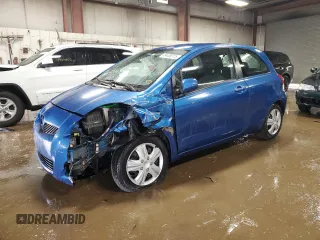 2009 Toyota Yaris with VIN JTDJT903095243026, listed as a Copart auction lot 49436315 with 46,552 mi miles and Salvage Title. Bid and sale history available at carsss.com. Image 1.