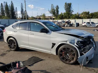 2022 BMW X4 M z VIN 5YM23EC00N9L35827, wystawiony jako Copart lot #87932635 z przebiegiem Nie podano mil oraz Szkoda całkowita • Salvage title. Historia ofert i sprzedaży dostępna na DreamBid. Obrazek 4.