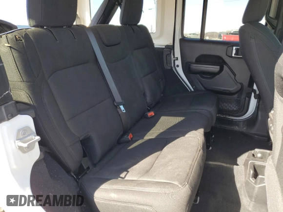 2020 Jeep Wrangler Unlimited Willys with VIN 1C4HJXDN4LW169762, listed as a Copart auction lot 48365065 with 34,823 mi miles and Salvage title. Bid and sale history available at DreamBid. Image 12.