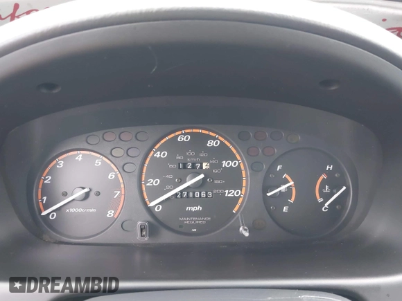 1999 Honda CR-V EX with VIN JHLRD1766XC007185, listed as a IAAI auction lot 41534901 with 271,063 mi miles. Bid and sale history available at carsss.com. Image 7.