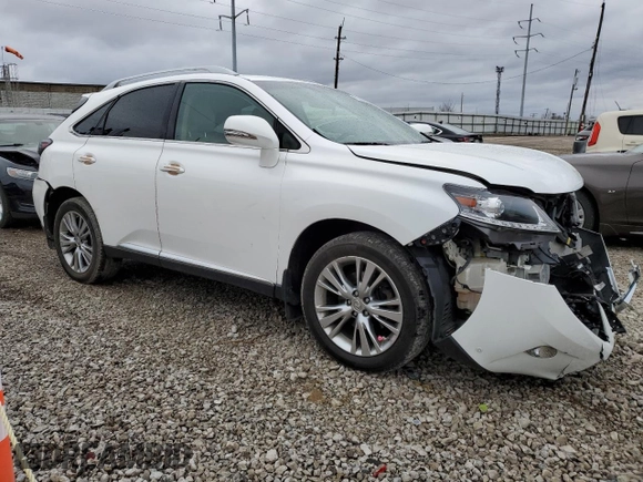 2013 Lexus RX 350 with VIN 2T2BK1BAXDC173580, listed as a Copart auction lot 47798025 with 183,530 mi miles and Salvage Title. Bid and sale history available at carsss.com. Image 4.