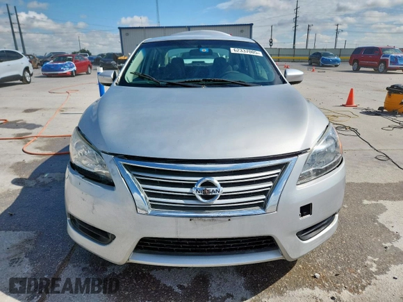 2014 Nissan Sentra SV with VIN 3N1AB7AP0EY210391, listed as a Copart auction lot 62337005 with 182,380 mi miles and Salvage title. Bid and sale history available at DreamBid. Image 5.