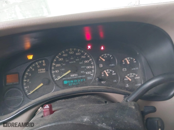 2001 Chevrolet Tahoe LT with VIN 1GNEC13T81J210227, listed as a IAAI auction lot 41847678 with 327,531 mi miles. Bid and sale history available at carsss.com. Image 7.