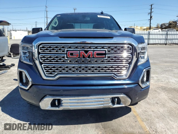 2022 GMC Sierra 1500 Denali with VIN 3GTU9FEDXNG213711, listed as a Copart auction lot 64112245 with 63,476 mi miles and Salvage title. Bid and sale history available at DreamBid. Image 5.