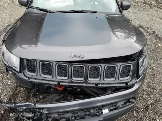 2021 Jeep Compass Trailhawk with VIN 3C4NJDDB6MT564914, listed as a Copart auction lot 49703385 with 45,547 mi miles and Salvage title. Bid and sale history available at DreamBid. Image 13.