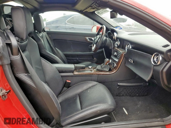 2013 Mercedes-Benz SLK 250 with VIN WDDPK4HA4DF063771, listed as a Copart auction lot 55578295 with 64,339 mi miles and Salvage title. Bid and sale history available at DreamBid. Image 10.
