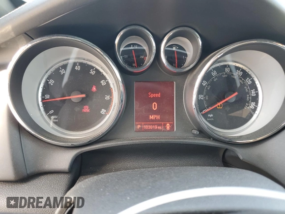 2016 Buick Cascada Premium with VIN W04WT3N55GG154500, listed as a Copart auction lot 52684405 with 103,019 mi miles and Salvage Title. Bid and sale history available at DreamBid. Image 9.