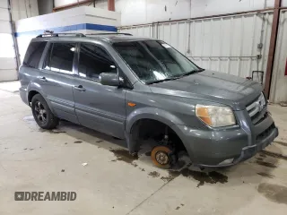 2007 Honda Pilot EX-L with VIN 5FNYF28727B031311, listed as a Copart auction lot 45973705 with 211,530 mi miles and Salvage Title. Bid and sale history available at DreamBid. Image 4.