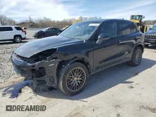 2017 Porsche Cayenne with VIN WP1AA2A28HKA83737, listed as a Copart auction lot 54212985 with 87,416 mi miles and Salvage Title. Bid and sale history available at carsss.com. Image 1.
