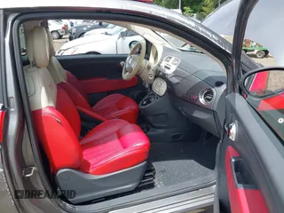 2012 FIAT 500 Lounge with VIN 3C3CFFER6CT142001, listed as a IAAI auction lot 42309609 with 56,367 mi miles and . Bid and sale history available at DreamBid. Image 5.