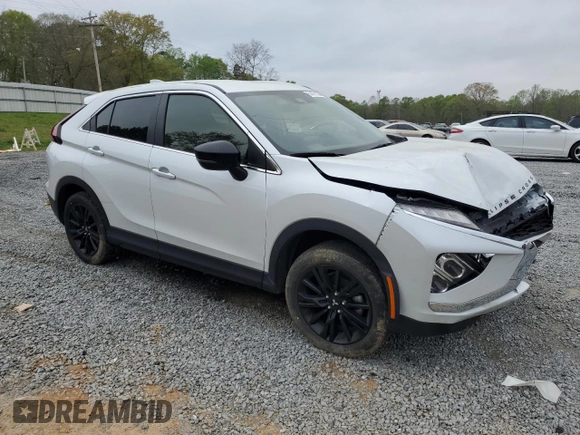 2023 Mitsubishi Eclipse Cross LE with VIN JA4ATVAA8PZ033361, listed as a Copart auction lot 51421155 with 25,855 mi miles and Clean title. Bid and sale history available at DreamBid. Image 4.