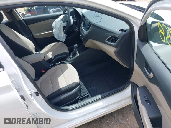 2021 Hyundai Accent SE with VIN 3KPC24A66ME137023, listed as a IAAI auction lot 42192858 with 58,197 mi miles and . Bid and sale history available at DreamBid. Image 5.