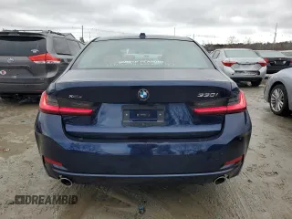 2024 BMW 3 Series 330i xDrive with VIN 3MW89FF09R8E24554, listed as a Copart auction lot 48177775 with 9,363 mi miles and Salvage Title. Bid and sale history available at carsss.com. Image 6.