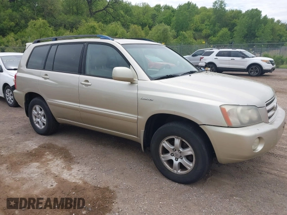 2001 Toyota Highlander z VIN JTEHF21A710016052, wystawiony jako IAAI lot #42360752 z przebiegiem 145 675 mil mil oraz . Historia ofert i sprzedaży dostępna na DreamBid. Obrazek 1.