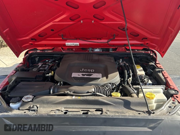 2018 Jeep Wrangler JK Unlimited Sport S with VIN 1C4BJWDG7JL828871, listed as a Copart auction lot 87530425 with 60,958 mi miles and Clean Title. Bid and sale history available at carsss.com. Image 7.