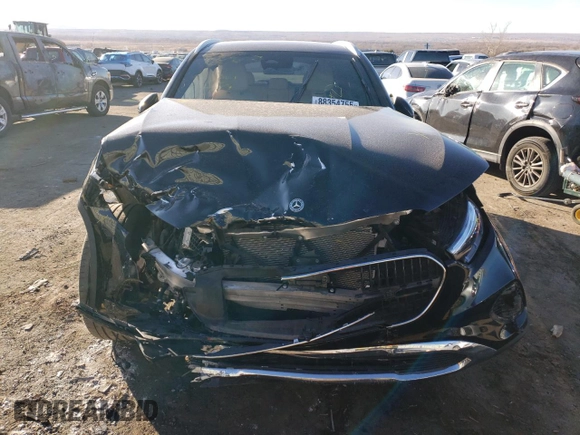 2024 Mercedes-Benz GLC with VIN W1NKM4GB4RF175186, listed as a Copart auction lot 88354755 with 0 mi miles and Salvage Title. Bid and sale history available at carsss.com. Image 5.