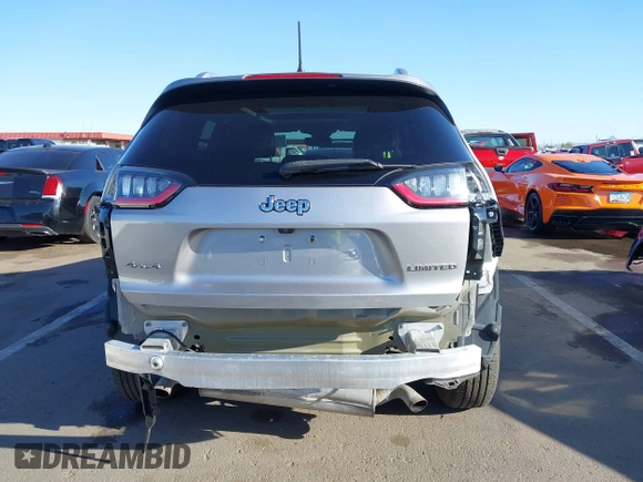 2019 Jeep Cherokee Limited with VIN 1C4PJMDN4KD178921, listed as a IAAI auction lot 41792423 with 81,616 mi miles and . Bid and sale history available at carsss.com. Image 17.