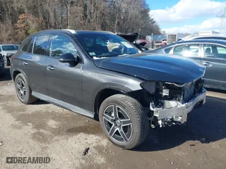 2025 Mercedes-Benz GLC with VIN W1NKM4HB9SF240232, listed as a IAAI auction lot 41363710 with 1,601 mi miles. Bid and sale history available at carsss.com. Image 1.
