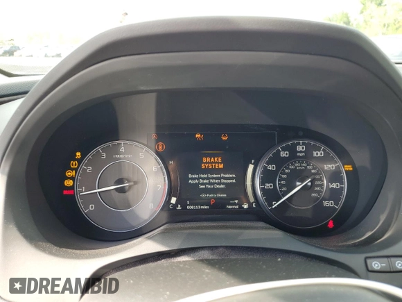 2024 Acura RDX Advance with VIN 5J8TC2H71RL014455, listed as a Copart auction lot 52756885 with 8,113 mi miles and Salvage title. Bid and sale history available at DreamBid. Image 9.