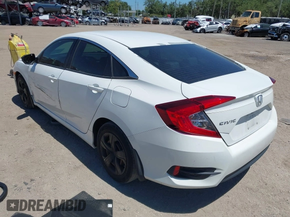 2016 Honda Civic Sedan LX with VIN 19XFC2F55GE048806, listed as a IAAI auction lot 42049410 with 86,789 mi miles. Bid and sale history available at carsss.com. Image 3.
