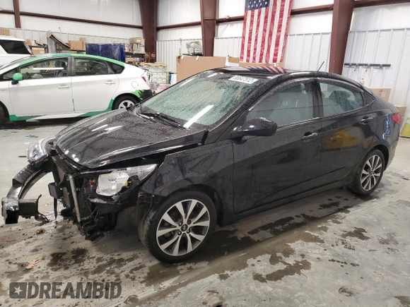 2017 Hyundai Accent SE with VIN KMHCT4AE2HU372154, listed as a Copart auction lot 66647512 with 74,341 mi miles. Bid and sale history available at carsss.com. Image 1.