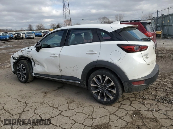 2019 Mazda CX-3 Grand Touring with VIN JM1DKFD79K0431879, listed as a Copart auction lot 43578135 with 100,860 mi miles and Salvage Title. Bid and sale history available at carsss.com. Image 2.