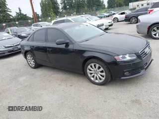 2012 Audi A4 Premium with VIN WAUBFAFL2CA119663, listed as a IAAI auction lot 42802688 with 114,715 mi miles and . Bid and sale history available at DreamBid. Image 1.