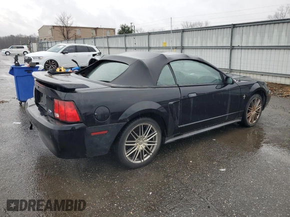 2001 Ford Mustang Deluxe with VIN 1FAFP44411F207916, listed as a Copart auction lot 50349915 with 142,609 mi miles and Salvage Title. Bid and sale history available at carsss.com. Image 3.